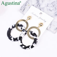 Load image into Gallery viewer, Earrings For Women Acrylic Boho 2020Acetate Dangle Drop Earrings Fashion Big Bohemian Accessories Geometric Luxury Trendy Face
