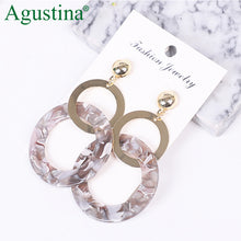 Load image into Gallery viewer, Earrings For Women Acrylic Boho 2020Acetate Dangle Drop Earrings Fashion Big Bohemian Accessories Geometric Luxury Trendy Face