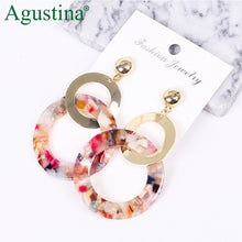 Load image into Gallery viewer, Earrings For Women Acrylic Boho 2020Acetate Dangle Drop Earrings Fashion Big Bohemian Accessories Geometric Luxury Trendy Face