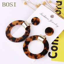 Load image into Gallery viewer, Earrings For Women Acrylic Boho 2020Acetate Dangle Drop Earrings Fashion Big Bohemian Accessories Geometric Luxury Trendy Face