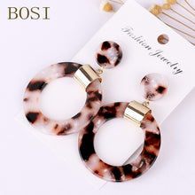 Load image into Gallery viewer, Earrings For Women Acrylic Boho 2020Acetate Dangle Drop Earrings Fashion Big Bohemian Accessories Geometric Luxury Trendy Face