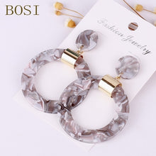 Load image into Gallery viewer, Earrings For Women Acrylic Boho 2020Acetate Dangle Drop Earrings Fashion Big Bohemian Accessories Geometric Luxury Trendy Face