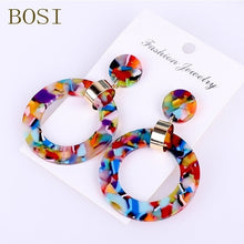 Load image into Gallery viewer, Earrings For Women Acrylic Boho 2020Acetate Dangle Drop Earrings Fashion Big Bohemian Accessories Geometric Luxury Trendy Face