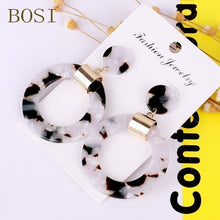 Load image into Gallery viewer, Earrings For Women Acrylic Boho 2020Acetate Dangle Drop Earrings Fashion Big Bohemian Accessories Geometric Luxury Trendy Face