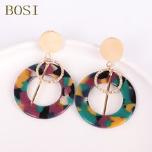 Load image into Gallery viewer, Earrings For Women Acrylic Boho 2020Acetate Dangle Drop Earrings Fashion Big Bohemian Accessories Geometric Luxury Trendy Face