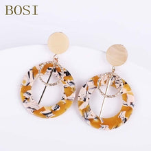 Load image into Gallery viewer, Earrings For Women Acrylic Boho 2020Acetate Dangle Drop Earrings Fashion Big Bohemian Accessories Geometric Luxury Trendy Face