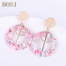Load image into Gallery viewer, Earrings For Women Acrylic Boho 2020Acetate Dangle Drop Earrings Fashion Big Bohemian Accessories Geometric Luxury Trendy Face