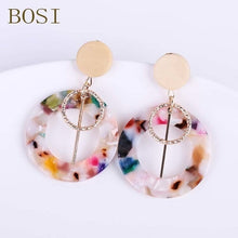 Load image into Gallery viewer, Earrings For Women Acrylic Boho 2020Acetate Dangle Drop Earrings Fashion Big Bohemian Accessories Geometric Luxury Trendy Face