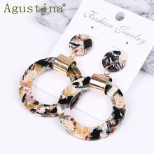 Load image into Gallery viewer, Earrings For Women Acrylic Boho 2020Acetate Dangle Drop Earrings Fashion Big Bohemian Accessories Geometric Luxury Trendy Face