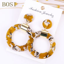 Load image into Gallery viewer, Earrings For Women Acrylic Boho 2020Acetate Dangle Drop Earrings Fashion Big Bohemian Accessories Geometric Luxury Trendy Face