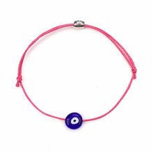 Load image into Gallery viewer, Turkish Lucky Evil Eye Bracelets For Women 6 Colors Handmade Braided Rope Lucky Jewelry Red Bracelet Female