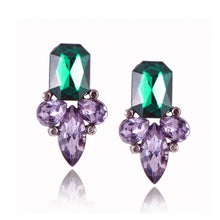 Load image into Gallery viewer, Fashion Dangle Earrings  Female  Drop Earrings Crystal Trendy Jewelry Gold Silver Color Earring For Girls Wedding Gift