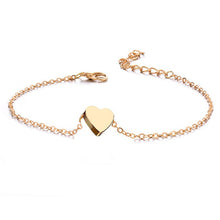 Load image into Gallery viewer, halal enkelbandje Simple Heart Anklets Barefoot Crochet Sandals Foot Jewelry Leg New Anklets On Foot Ankle For Women cavigliera