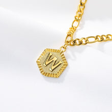 Load image into Gallery viewer, Hexagon Alphabet Leg Bracelets Initial  Letter Anklet For Women Foot Jewelry Stainless Steel Feet Chain Friendship Gifts