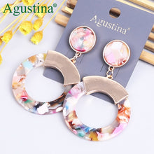 Load image into Gallery viewer, Earrings For Women Acrylic Boho 2020Acetate Dangle Drop Earrings Fashion Big Bohemian Accessories Geometric Luxury Trendy Face