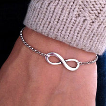 Load image into Gallery viewer, Europe and America restore ancient ways simple lucky number personality 8 word lady bracelet