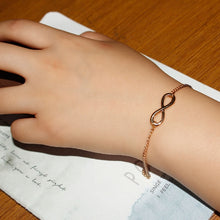 Load image into Gallery viewer, Europe and America restore ancient ways simple lucky number personality 8 word lady bracelet