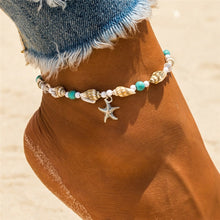 Load image into Gallery viewer, New Shell Beads Starfish Anklets for Women Beach Anklet Leg Bracelet Handmade Bohemian Foot Chain Boho Jewelry Sandals Gift