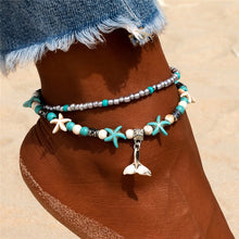 Load image into Gallery viewer, New Shell Beads Starfish Anklets for Women Beach Anklet Leg Bracelet Handmade Bohemian Foot Chain Boho Jewelry Sandals Gift