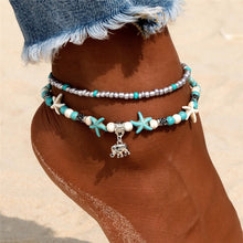 Load image into Gallery viewer, New Shell Beads Starfish Anklets for Women Beach Anklet Leg Bracelet Handmade Bohemian Foot Chain Boho Jewelry Sandals Gift