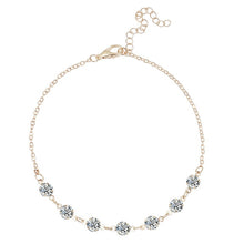 Load image into Gallery viewer, EN Fashion Crystal Anklets For Women Gold Silver Color Boho Anklet Strap Bracelet on the Leg Foot Bracelets Bohemian Jewelry
