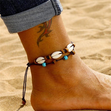 Load image into Gallery viewer, EN Fashion Crystal Anklets For Women Gold Silver Color Boho Anklet Strap Bracelet on the Leg Foot Bracelets Bohemian Jewelry