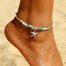 Load image into Gallery viewer, EN Fashion Crystal Anklets For Women Gold Silver Color Boho Anklet Strap Bracelet on the Leg Foot Bracelets Bohemian Jewelry