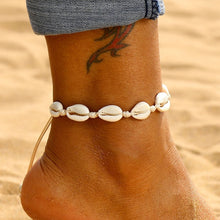 Load image into Gallery viewer, EN Fashion Crystal Anklets For Women Gold Silver Color Boho Anklet Strap Bracelet on the Leg Foot Bracelets Bohemian Jewelry
