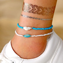Load image into Gallery viewer, EN Fashion Crystal Anklets For Women Gold Silver Color Boho Anklet Strap Bracelet on the Leg Foot Bracelets Bohemian Jewelry