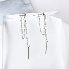 Load image into Gallery viewer, Korean Fashion Jewelry Earrings Tassel Retro Long Drop Earrings Chain Metal Earrings Wholesale Statement Earrings Brincos