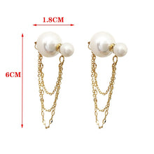 Load image into Gallery viewer, New Fashion Long Tassel Crystal D Letter Drop Earrings For Women Luxury Big Earring Korean  Jewelry Statement oorbellen 2020
