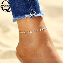 Load image into Gallery viewer, Fine Sexy Anklet Ankle Bracelet Cheville Barefoot Sandals Foot Jewelry Leg Chain On Foot Pulsera Tobillo For Women Halhal
