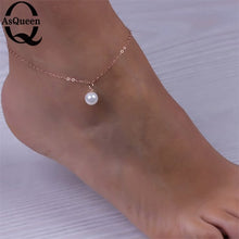 Load image into Gallery viewer, Fine Sexy Anklet Ankle Bracelet Cheville Barefoot Sandals Foot Jewelry Leg Chain On Foot Pulsera Tobillo For Women Halhal