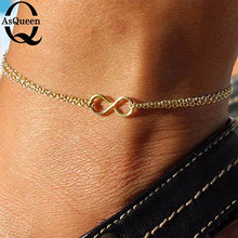 Load image into Gallery viewer, Fine Sexy Anklet Ankle Bracelet Cheville Barefoot Sandals Foot Jewelry Leg Chain On Foot Pulsera Tobillo For Women Halhal