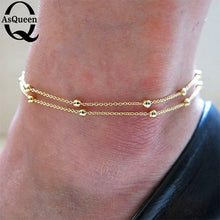 Load image into Gallery viewer, Fine Sexy Anklet Ankle Bracelet Cheville Barefoot Sandals Foot Jewelry Leg Chain On Foot Pulsera Tobillo For Women Halhal
