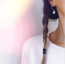 Load image into Gallery viewer, Earrings For Women Gold Silver Fashion Jewelry Pendant Girls Trend Gift Hanging Dangler Eardrop Clasp Female Simple Star